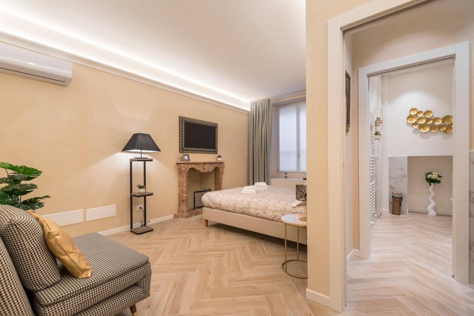 Apartmán Golden Chic - Citta Alta Bergamo Pokoj fotografie